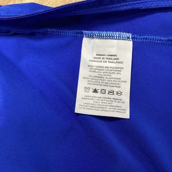 Men's Nike Coaches 1/4 Zip Short Sleeved Pull Over Royal/ Orange 3XL Big & Tall - Picture 7 of 10